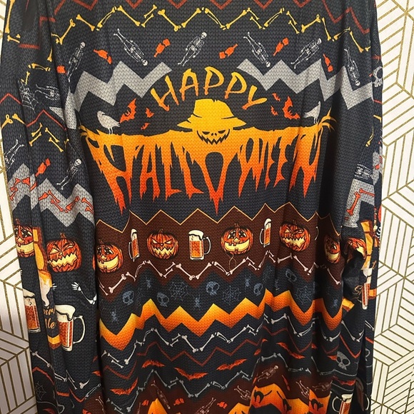 Men’s XL “Let’s Get Smashed” Halloween Long Sleeve Shirt – NWT - Picture 2 of 2